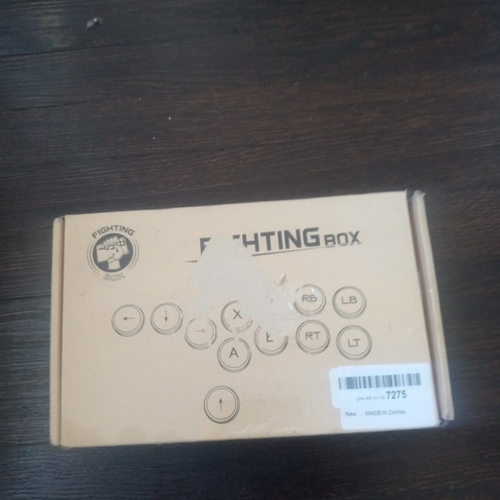 Fighting Box Comfy Letters A B X RB LB LT Made In China Large Black Controller